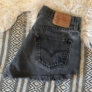 Women’s Levi Distressed Shorts